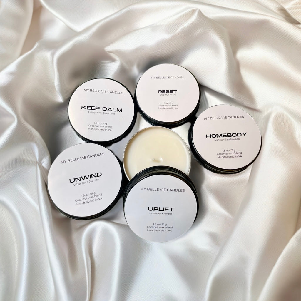 Mini Everyday Self-Care Candle Sampler Pack - My Belle Vie Candles