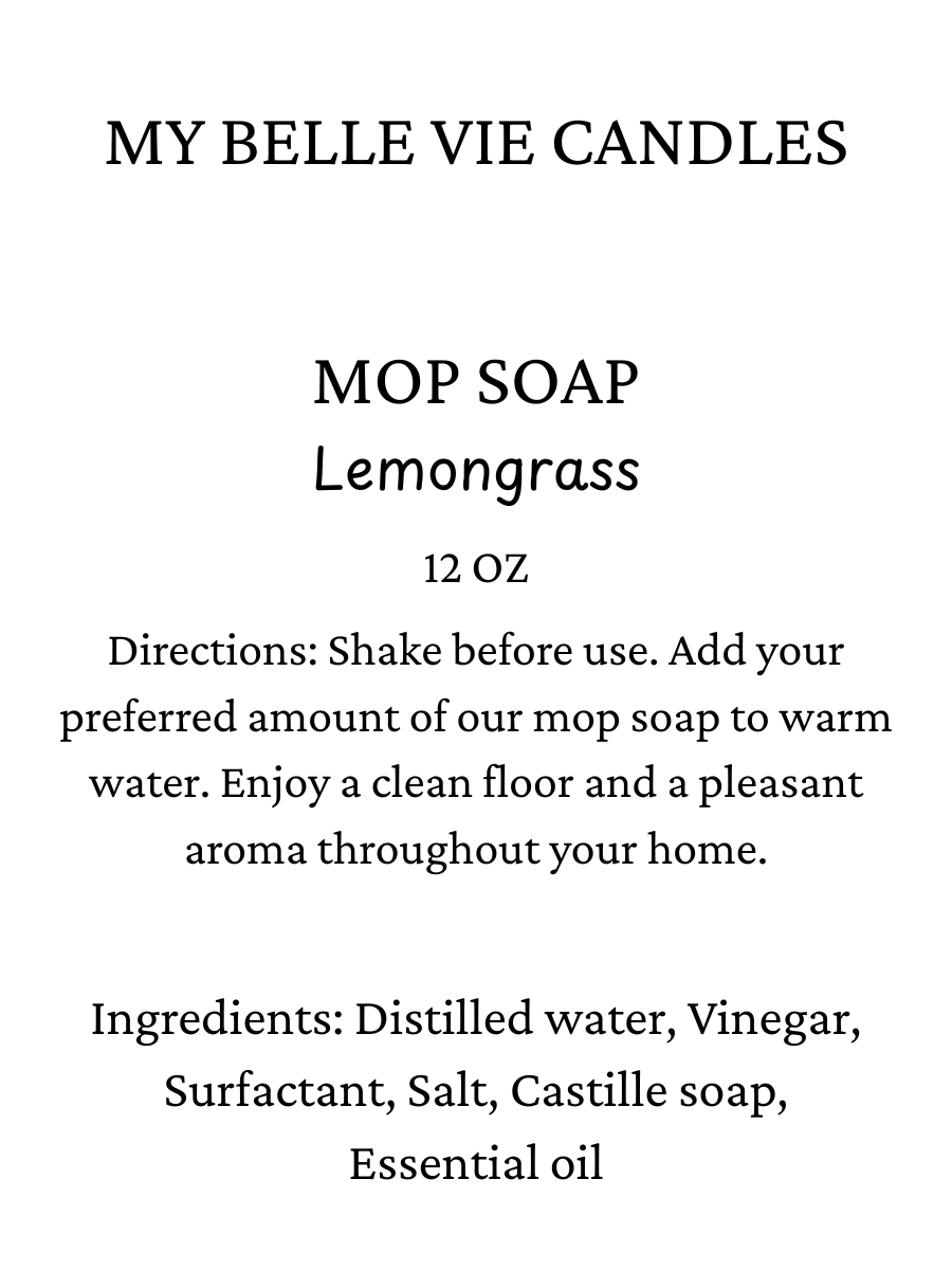 Essential Oil Mop Soap