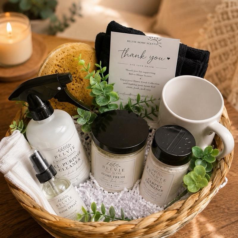 Home Fresh Gift Basket Belvie Home Scents