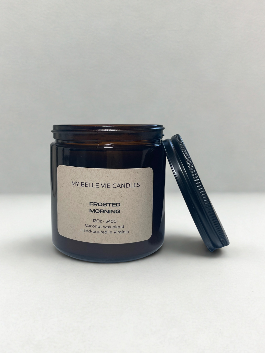 Frosted Morning Candle