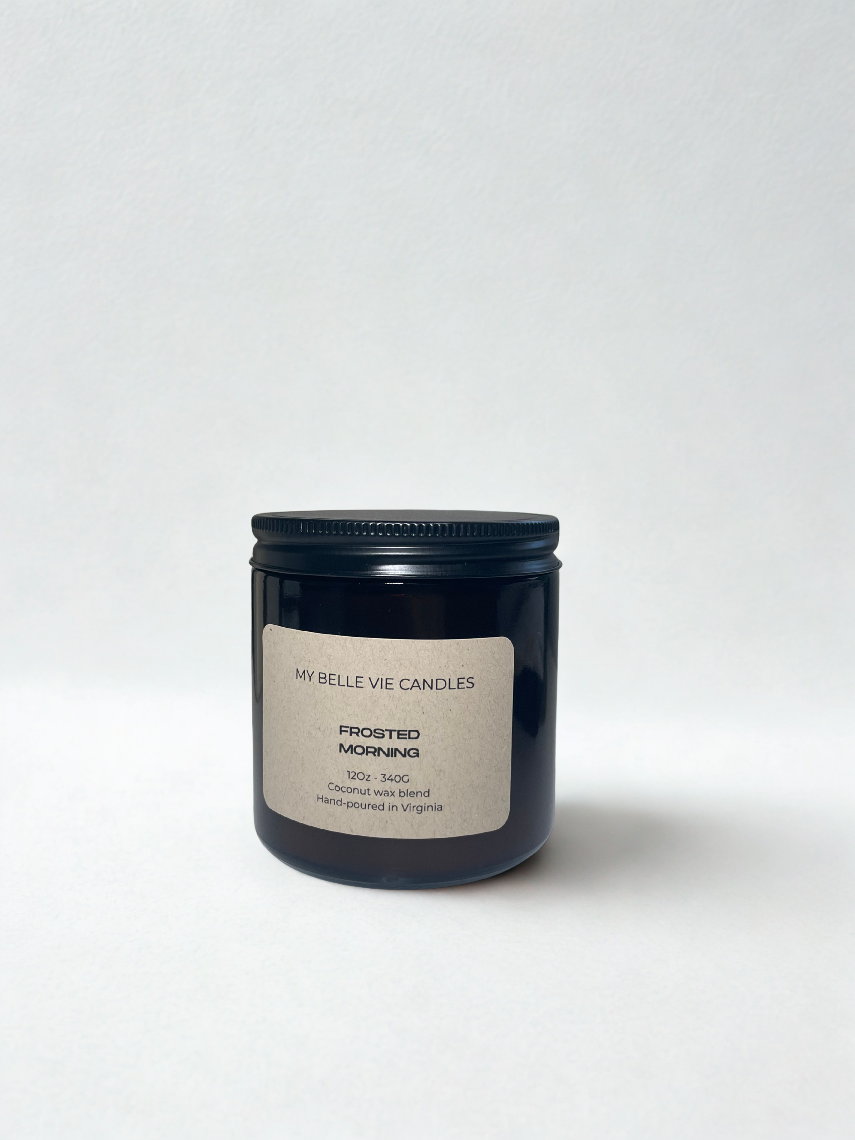 Frosted Morning Candle