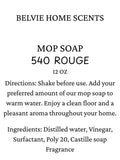 Mop Soap Floor Cleaner Belvie Home Scents