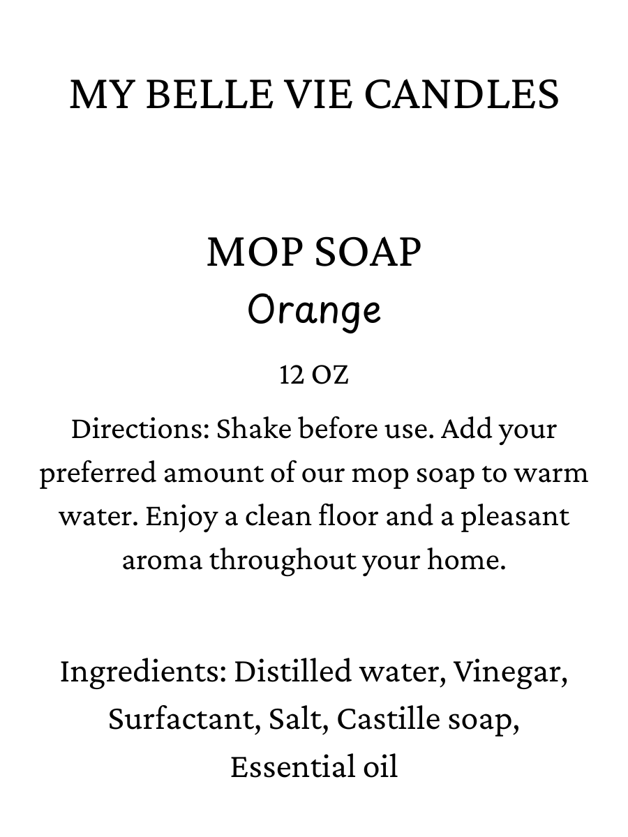 Essential Oil Mop Soap